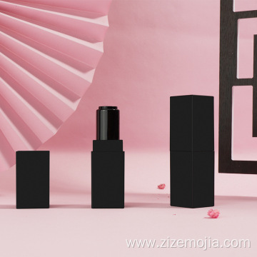 Empty black matte lipstick tubes lip gloss container